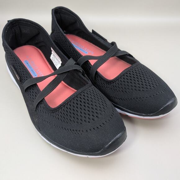 US Polo Assn Slip On Black Mary Jane Comfort Insoles Women Size‎ 9 - Picture 1 of 9